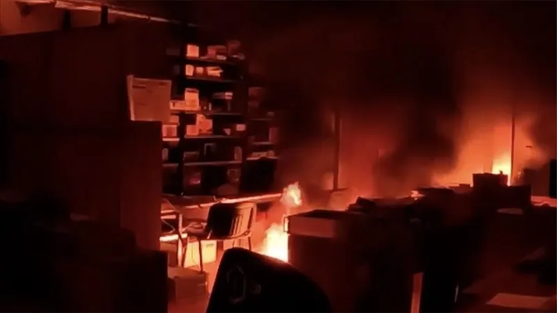 Na República Checa, uma fábrica ligada à empresa de armamento israelita Elbit Systems foi incendiada